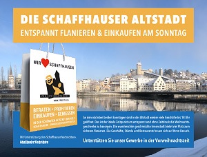 Dezember Inseratekampagne 2020 SHN Pro City Schaffhausen