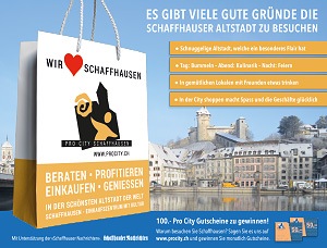 Januar Inseratekampagne 2020 SHN Pro City Schaffhausen