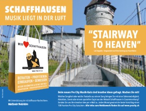April Inseratekampagne 2021 SHN Pro City Schaffhausen
