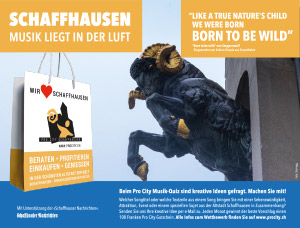 Dezember Inseratekampagne 2021 SHN Pro City Schaffhausen