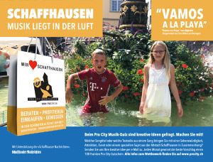 September Inseratekampagne 2021 SHN Pro City Schaffhausen