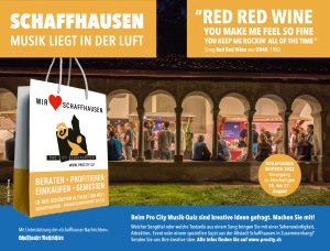 August Inseratekampagne 2022 SHN Pro City Schaffhausen