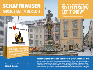 Januar Inseratekampagne 2022 SHN Pro City Schaffhausen